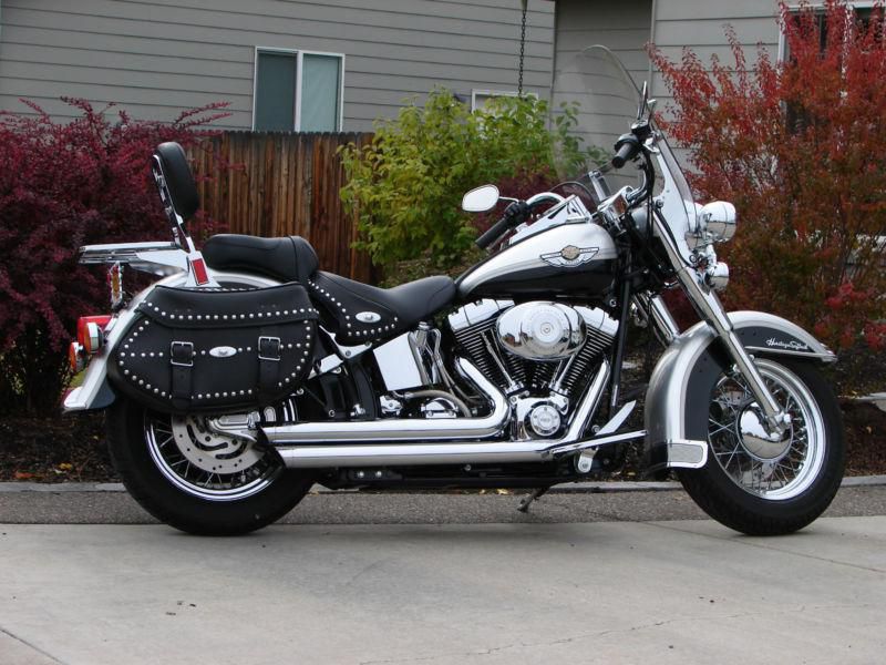 2003 100th anniversary heritage softail classic one owner sweet bike!
