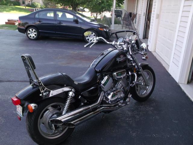 Honda Magna 750 Black Motorcycle