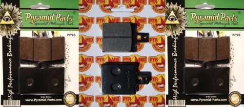 Pyramid Parts Front &amp; Rear brake pads for: Bimota All models 89-93