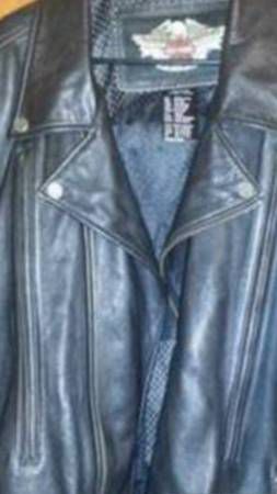(reduced) like new harley davidson leather jacket with liner
