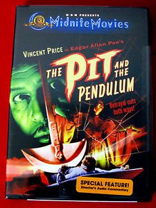 The Pit and the Pendulum NEW DVD OOP Vincent Price John Kerr Barbara Steele Poe