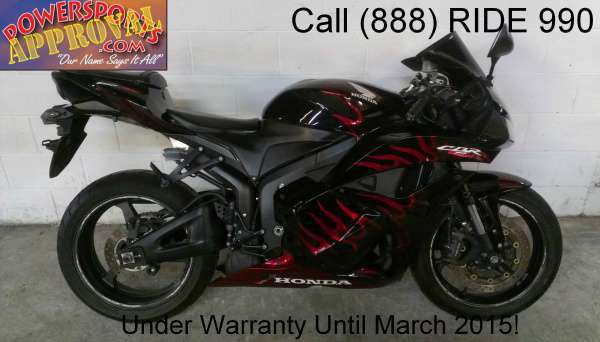 2009 used Honda CBR600RR crotch rocket for sale and under warranty until March