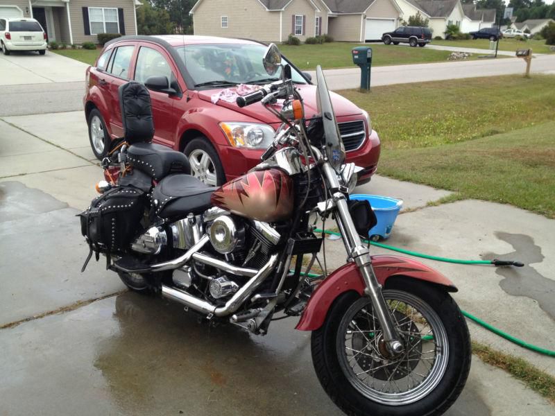1988 custom softail with new factory built engine