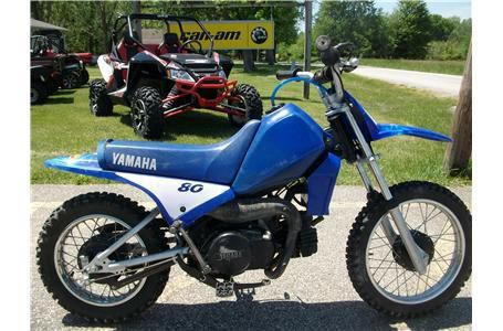 1998 yamaha pw80  dirt bike 