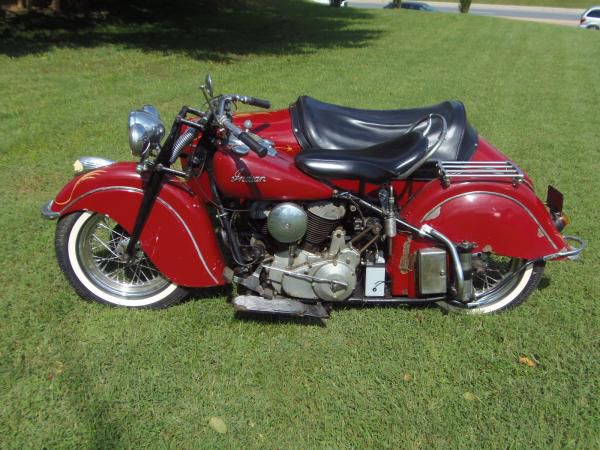 1948 indian chief with sidecar